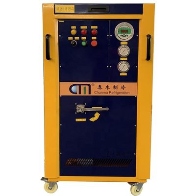 Full Oil Free Refrigerant Recovery Machine 4HP Air Conditioning Recovery System R410a AC Charging Recharge Machine