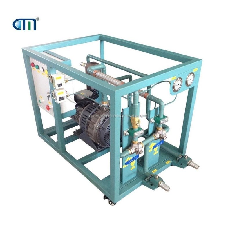 R1233ZD Water Cooling Low Pressure Refrigerant Recovery Machine For Chiller Service