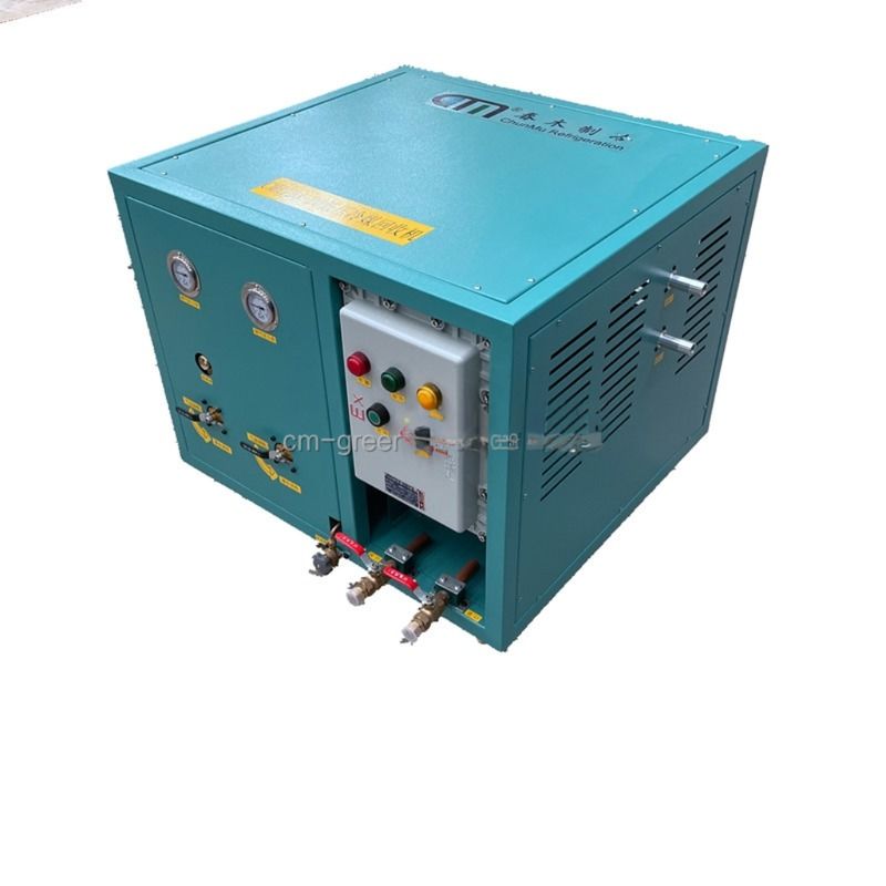 R123 Refrigerant Recovery Recharge Machine 2HP Oil Less Chiller Maintenance Refrigerant Recovery Unit Price