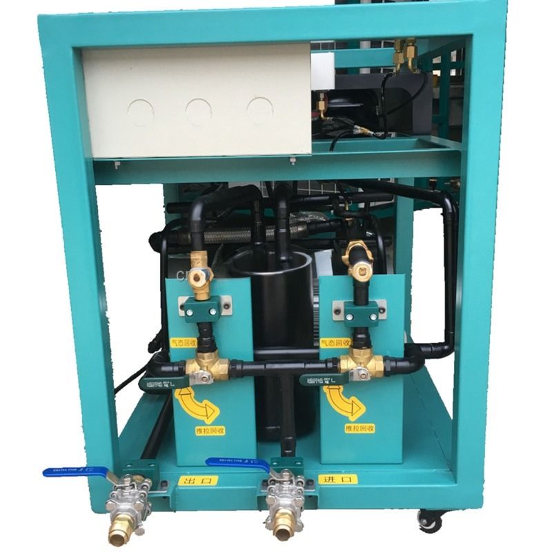 R123 Refrigerant Recovery Recharge Machine 2HP Oil Less Chiller Maintenance Refrigerant Recovery Unit Price