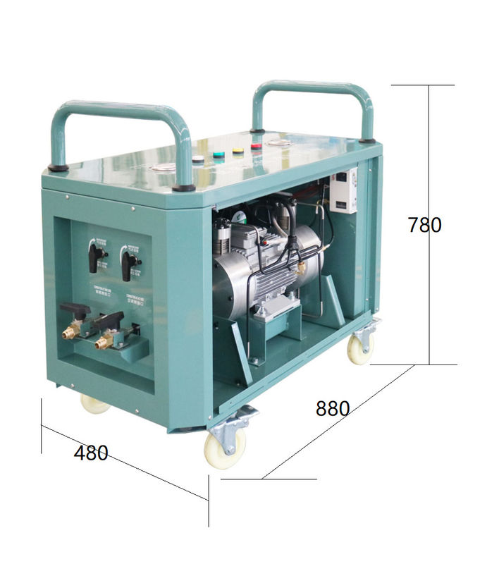 R410a R-134a Freon Recovery Machine Value Refrigerant Recharge Machine