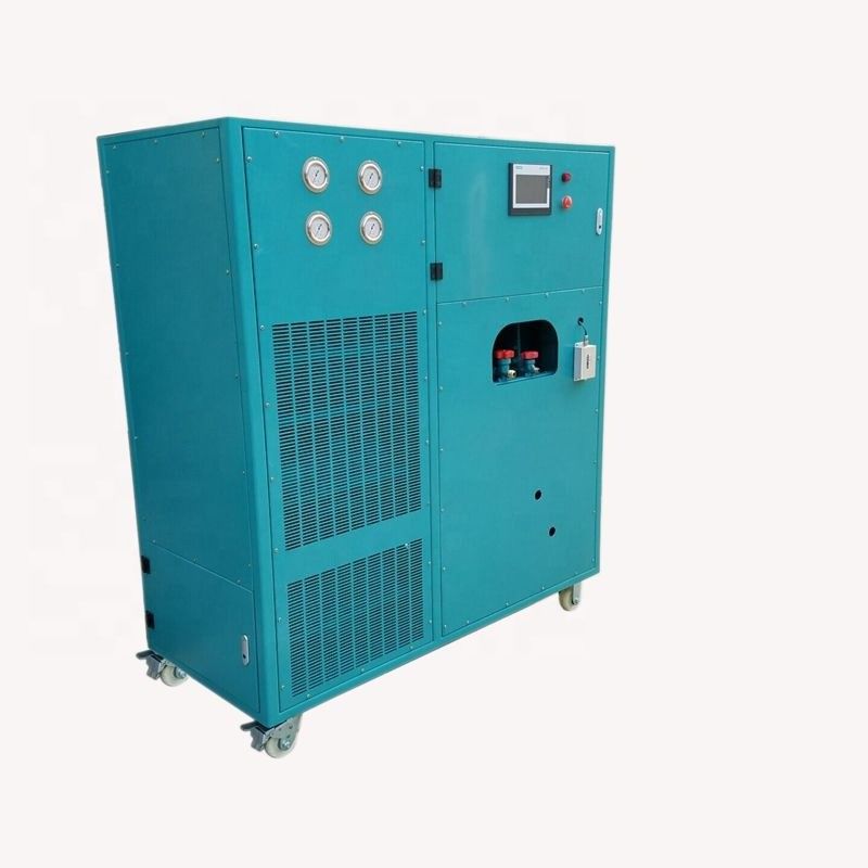 10HP Air Conditioner Refrigerant Recovery Reclaim Machine Ac Recovery Unit Recharge Machine R134a Recycling Charging Machine