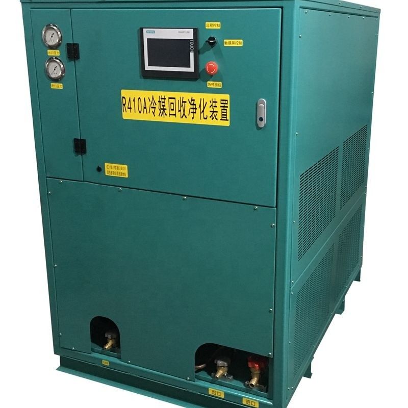 10HP Air Conditioner Refrigerant Recovery Reclaim Machine Ac Recovery Unit Recharge Machine R134a Recycling Charging Machine