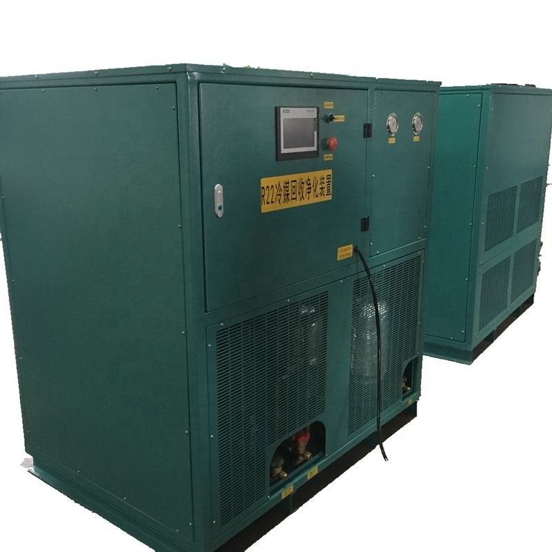 4HP Refrigerant Recovery Reclaiming Machine Oil Less R22 R410a Refrigerant Reclaim System For Refrigerant Purification