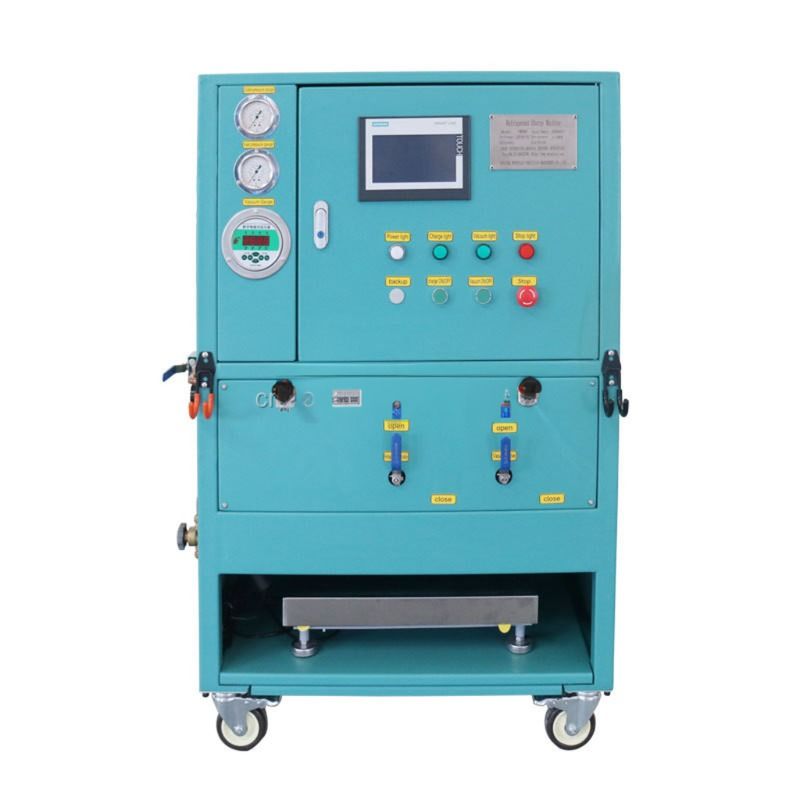 R404a Refrigerant Split Charging Machine Oil Less Recovery Pump Ac Recovery Recharge Machine