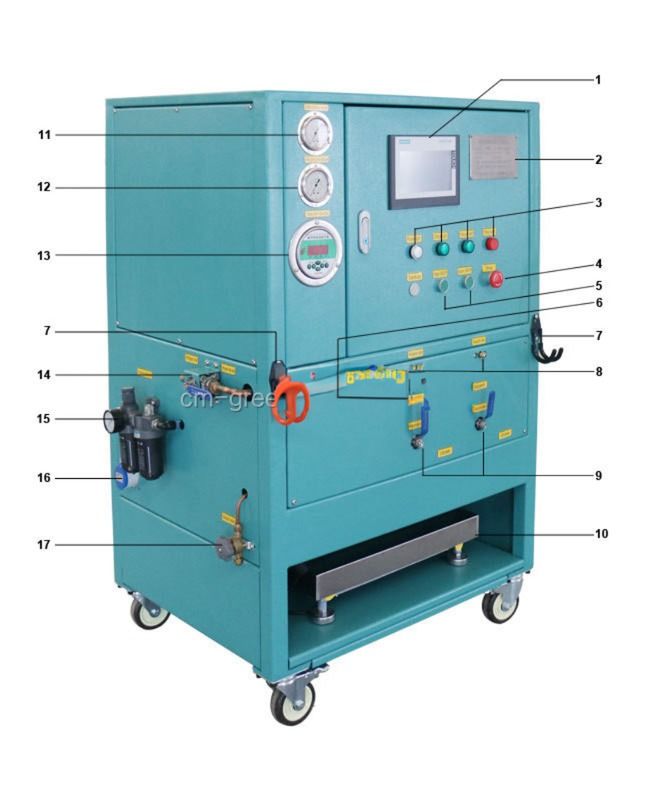 R134a Refrigerant Filling Equipment R404a R22 Filling Machine Refrigerant Recycling Recovery Charging Machine