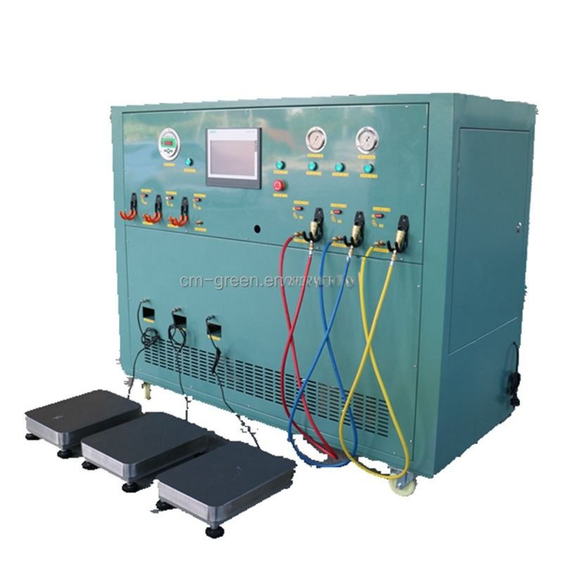 Multiple Stations Option Refrigerant Filling Machine Advanced Refrigerant Identifier Charging System