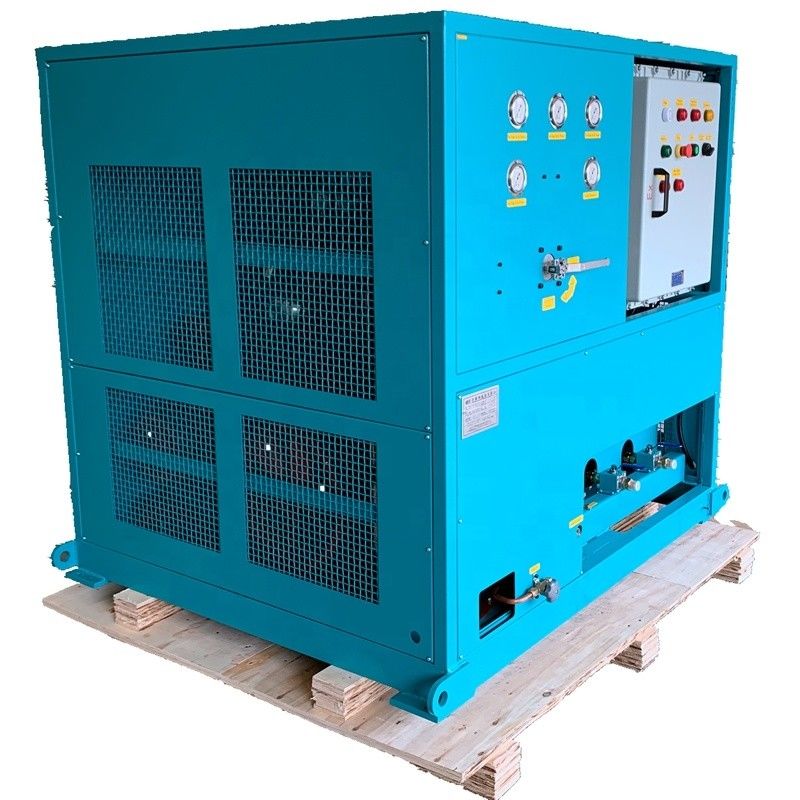Refrigerant Residual Gas Recycling Machine 25HP ISO Tank Ac Gas Recovery Charging Machine R134a R290 Vapor Recovery Unit
