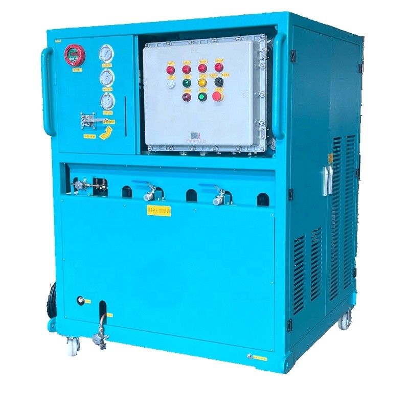 R32 Freon Recovery Machine R134a R22 Refrigerant Ac Charging Equipment ATEX Refrigerant Recovery Charging Machine