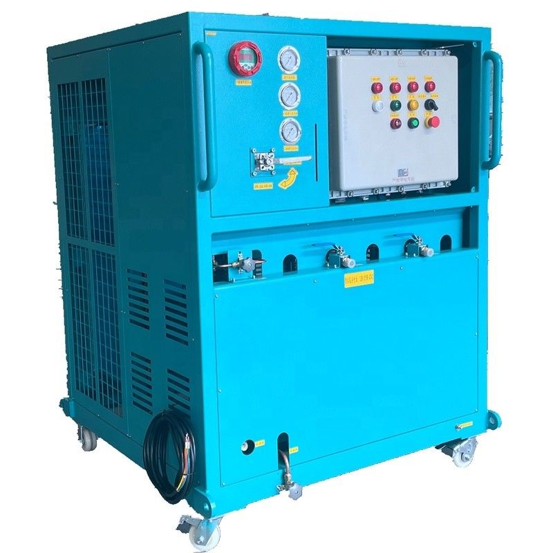 R32 Freon Recovery Machine R134a R22 Refrigerant Ac Charging Equipment ATEX Refrigerant Recovery Charging Machine