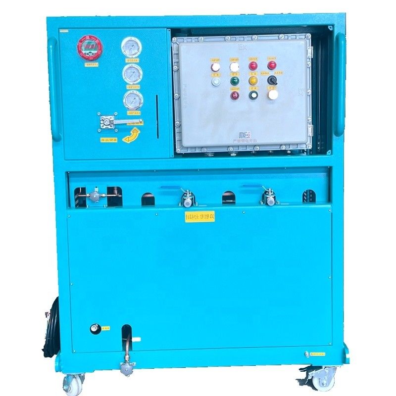 R32 Freon Recovery Machine R134a R22 Refrigerant Ac Charging Equipment ATEX Refrigerant Recovery Charging Machine