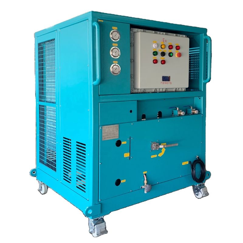 R32 Freon Recovery Machine R134a R22 Refrigerant Ac Charging Equipment ATEX Refrigerant Recovery Charging Machine