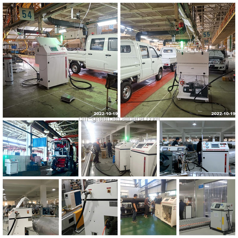 AC Refrigerant Charging Machine Auto Refrigerant Recharge Filling System