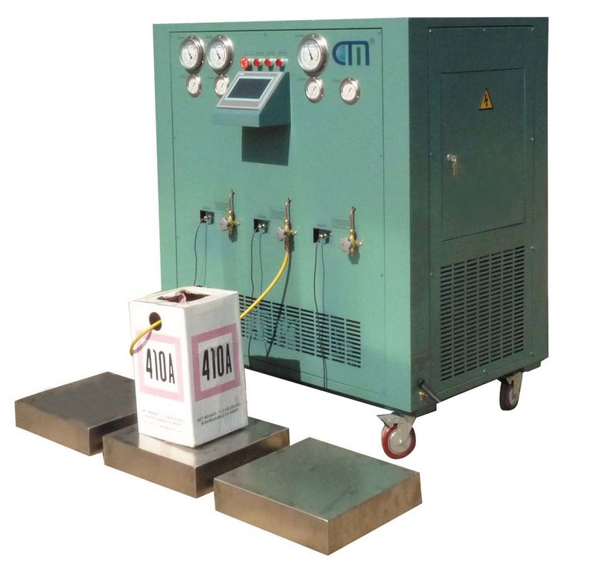 Freon R410A Gas Charging Filling Machine Refrigerant Charging Station
