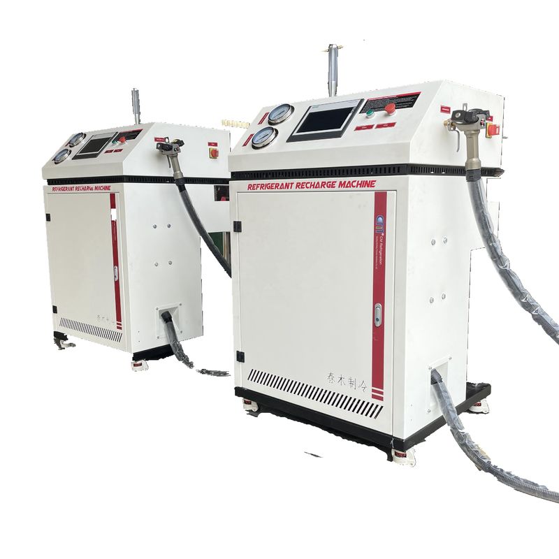 Fully Automatic Refrigerant Air Conditioning Recovery Charging Machine R134a R407c Freon Gas Recharge Machine