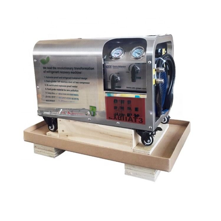 Explosion-proof recovery gas r290 Refrigerant Recovery Pump AC Freon Recovery Unit 1HP recovery recharge machine
