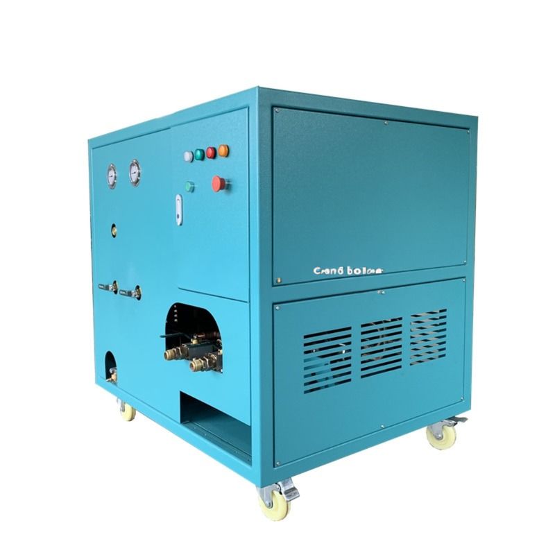 high pressure refrigerant recovery ac recharge machine 2HP ac charging machine R23 R13 recovery station