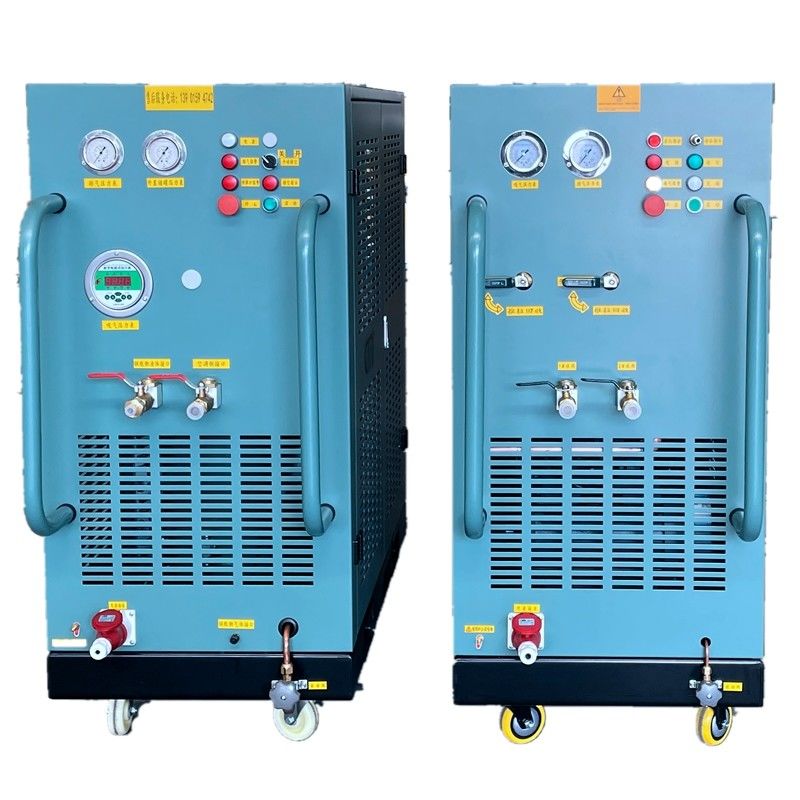 centrifugal units oil less ISO tank gas refrigerant recovery unit R134a R22 refrigerant gas recovery charging machine