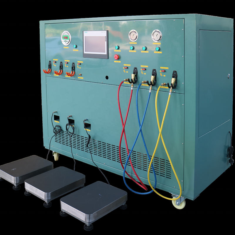 R134a refrigerant filling equipment split sub-package charging machine 3-stage refrigerant filling recharge machine