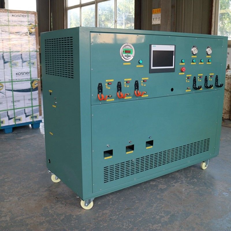 R134a refrigerant filling equipment split sub-package charging machine 3-stage refrigerant filling recharge machine