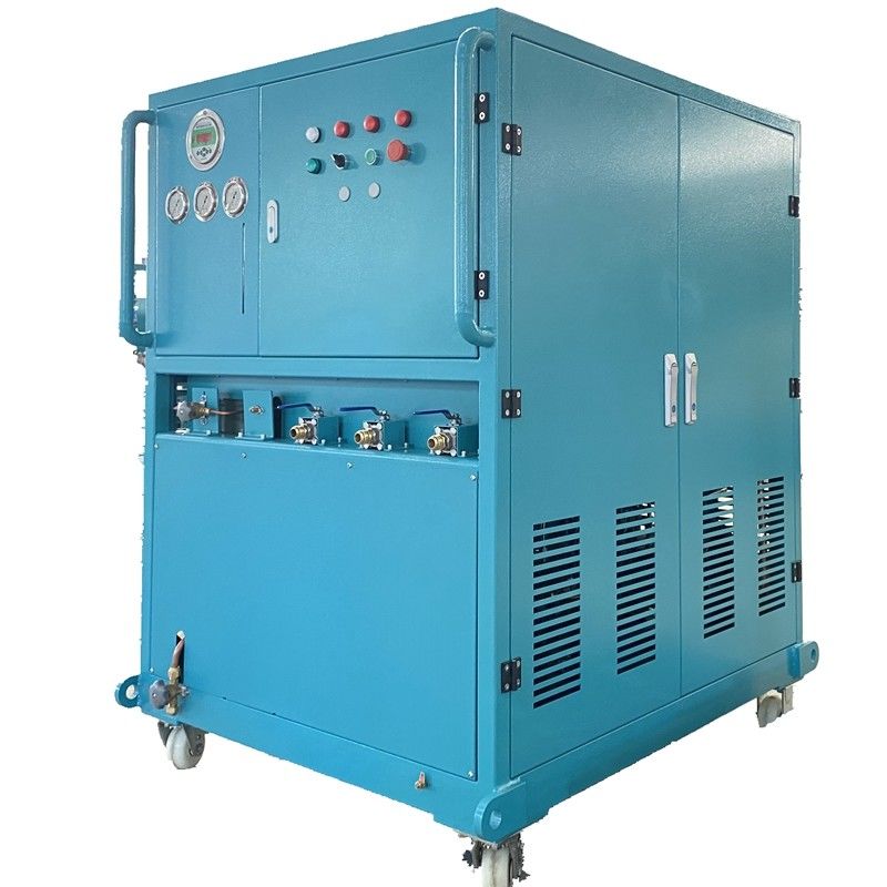 ATEX Oil Less Explosion Proof Refrigerant Recovery Machine Large 10HP Gas Recovery Charging Station