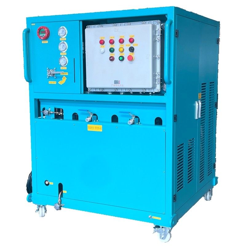 China Manufacture Supply Best Price Of Refrigerant Recovery Machine 10HP Air Conditioner Freon Gas Charging Equipment
