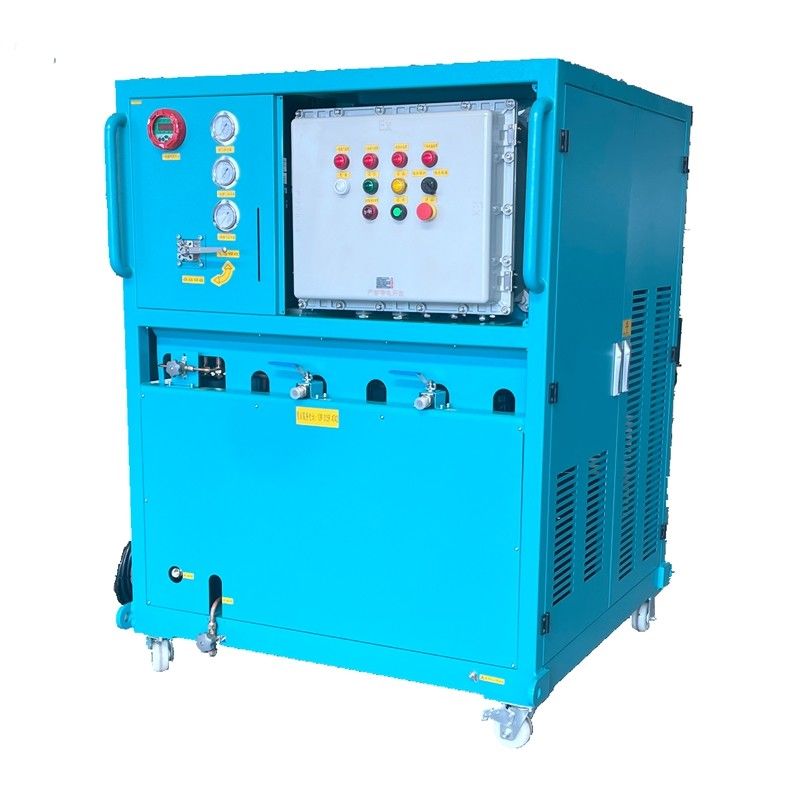 China Manufacture Supply Best Price Of Refrigerant Recovery Machine 10HP Air Conditioner Freon Gas Charging Equipment