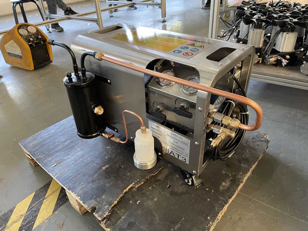 Recovery gas r290 ac machine car recovery full auto Refrigerant Recovery Unit