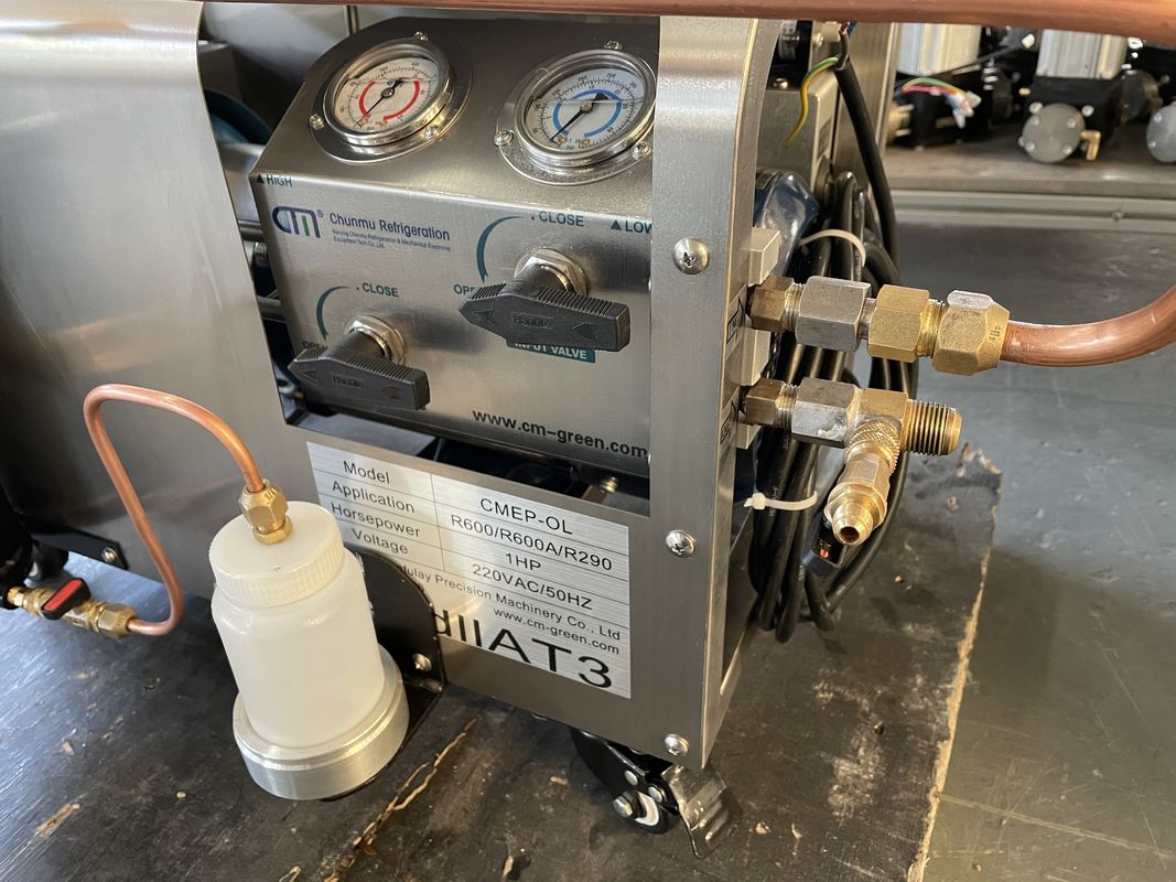 Recovery gas r290 ac machine car recovery full auto Refrigerant Recovery Unit