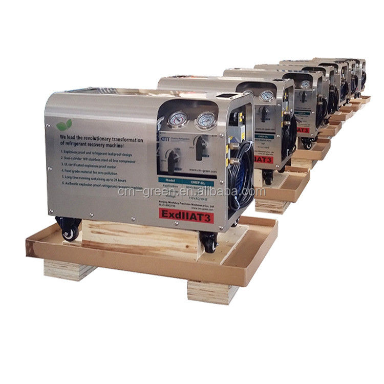 Recovery gas r290 ac machine car recovery full auto Refrigerant Recovery Unit