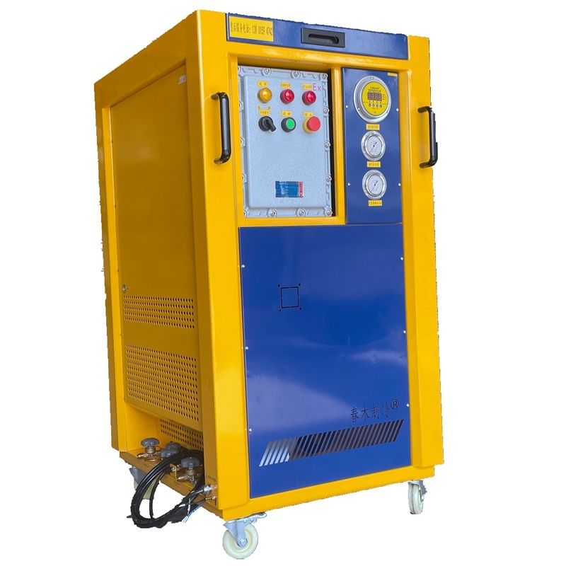 R22 refrigerant recovery unit tank gas recovery charging machine 4HP air conditioner gas recovery pump
