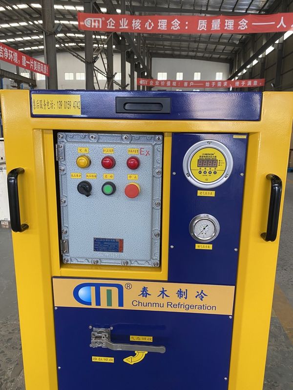 Freon R22 Ac Recovery And Recharge Machine 4HP R134a Refrigerant Recovery Pump Chiller Refrigerant Recovery Recharge Machine