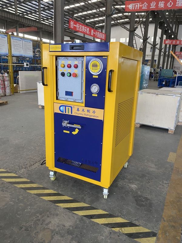 Freon R22 Ac Recovery And Recharge Machine 4HP R134a Refrigerant Recovery Pump Chiller Refrigerant Recovery Recharge Machine