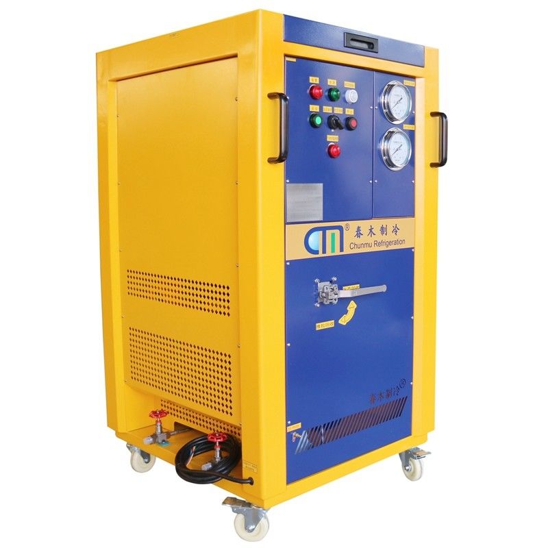 Freon R22 Ac Recovery And Recharge Machine 4HP R134a Refrigerant Recovery Pump Chiller Refrigerant Recovery Recharge Machine