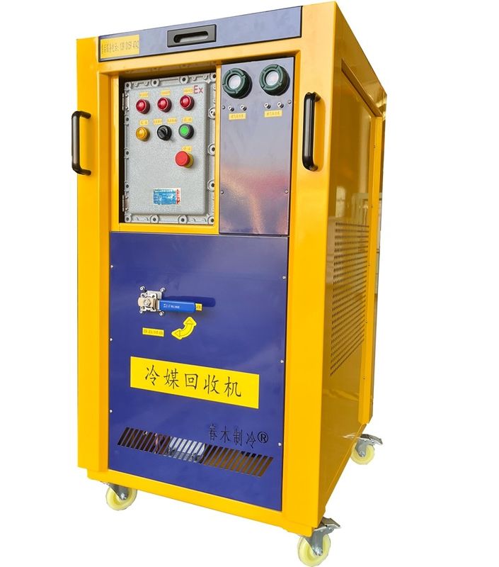 Freon R22 Ac Recovery And Recharge Machine 4HP R134a Refrigerant Recovery Pump Chiller Refrigerant Recovery Recharge Machine