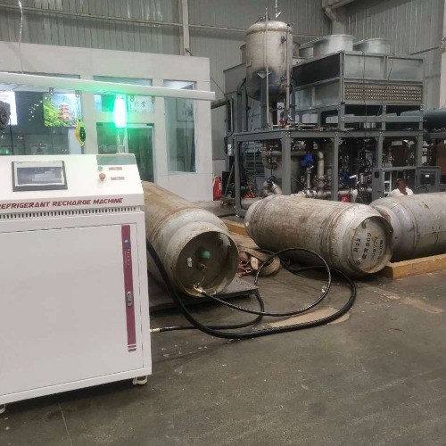 CM8600 R32 Refrigerant Charging System Solution for Freon Charging in Manufacturing Plant
