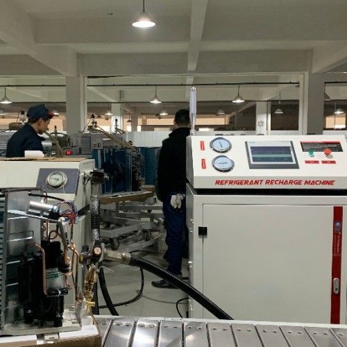 heat pump R134a R290 refrigerant filling machine a/c gas charging station automatic refrigerant charging machine