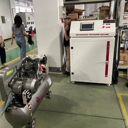 R290 R600 Auto Refrigerant Charging Station Explosion Proof Freon Filling Machine