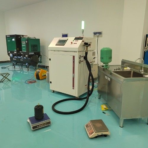 R245FA R410a Gas Freon Charging Station Refrigerator Production Line