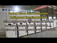 Wärmepumpenindustrie R32 R290 Siemens PLC Automatische Kühlmittellademaschine CM8600